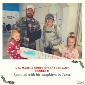 Venture Construction Group Helps Nation’s Heroes Spend Time With Families This Holiday Season